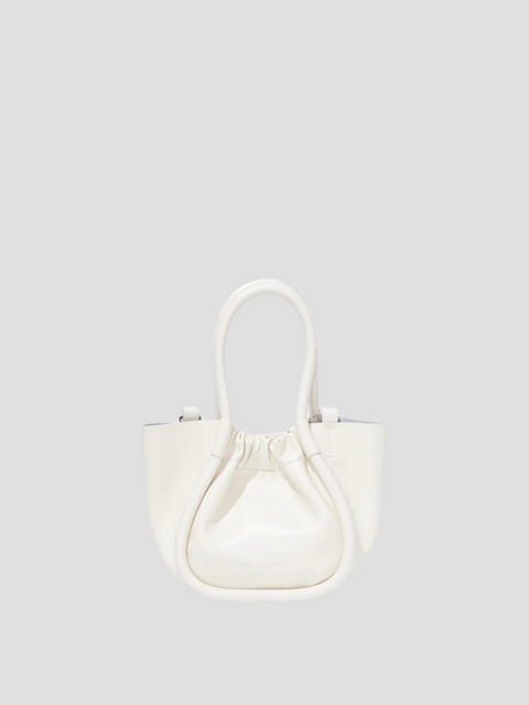 Ivory Extra Small Ruched Tote,PROENZA SCHOULER,- Fivestory New York