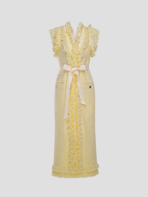 Arlo Dress in Yellow,HUISHAN ZHANG,- Fivestory New York
