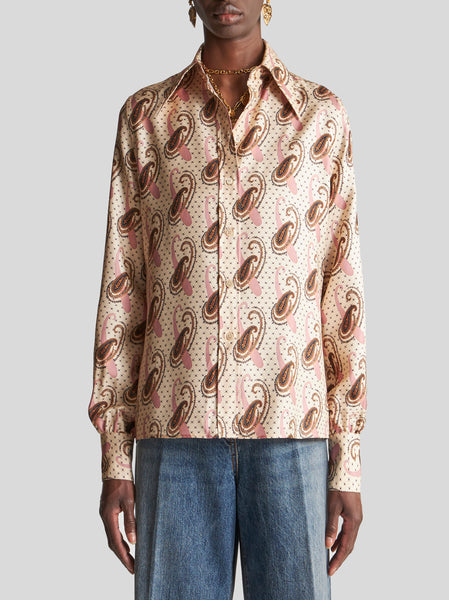 Rainbow Monogram jacquard silk shirt M - 2023 ❤️ CooperativaShop ✓