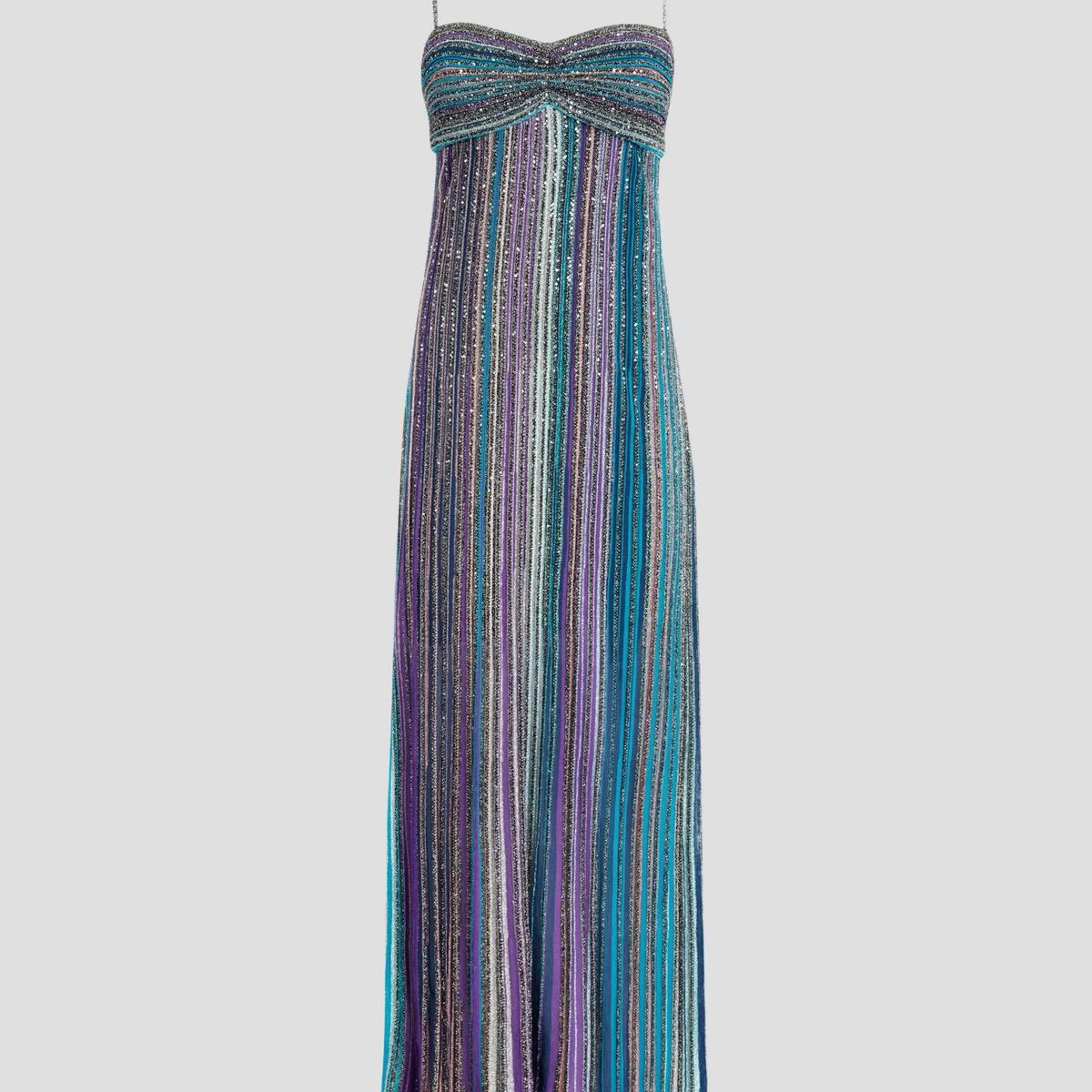 MISSONI | S/L LONG DRESS-BLUE