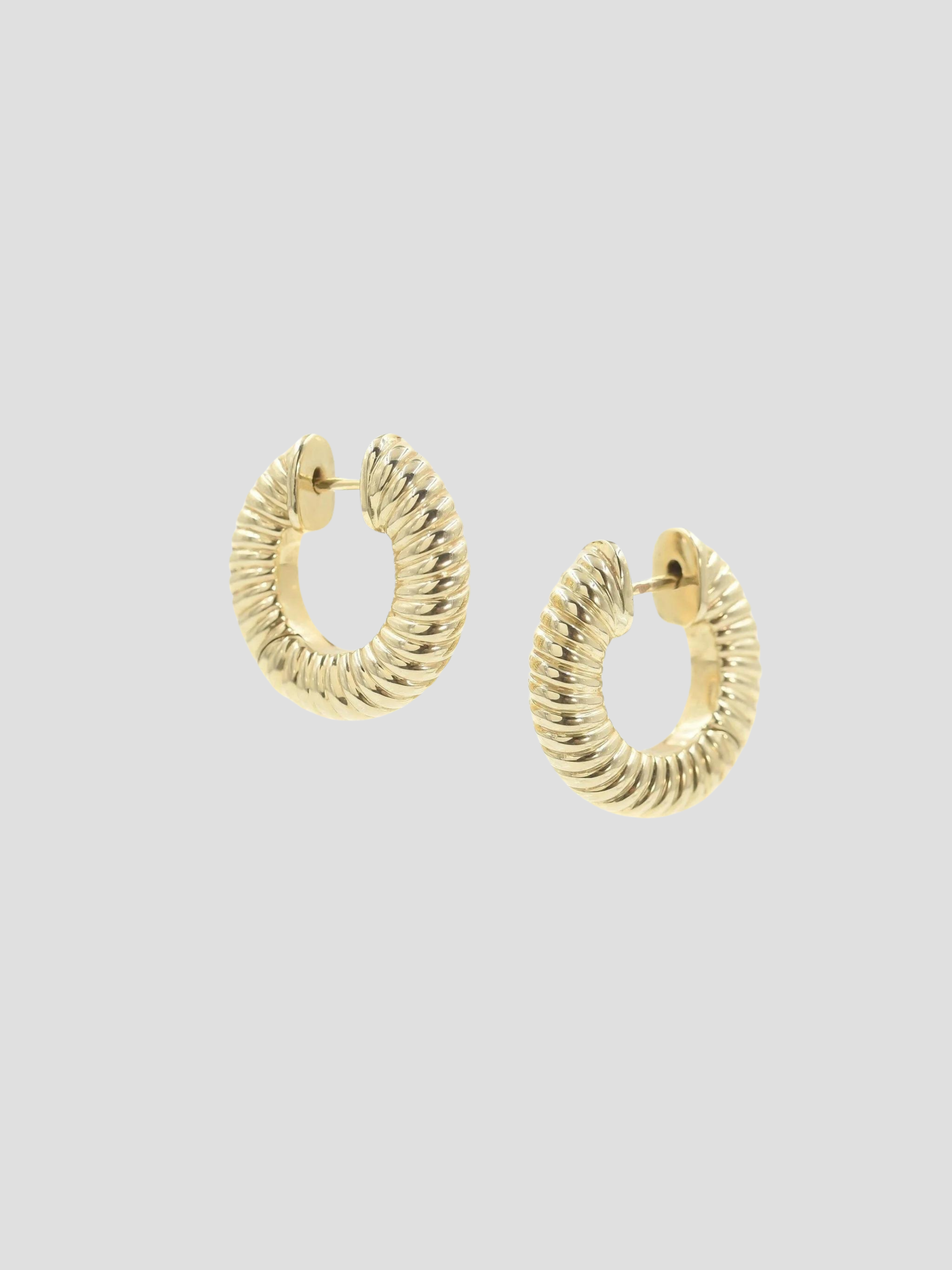 Lulu Textured Hoops,Bondeye,- Fivestory New York