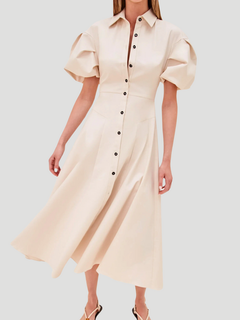 Amilya Short-Sleeve Shirt Dress,ALEXIS,- Fivestory New York