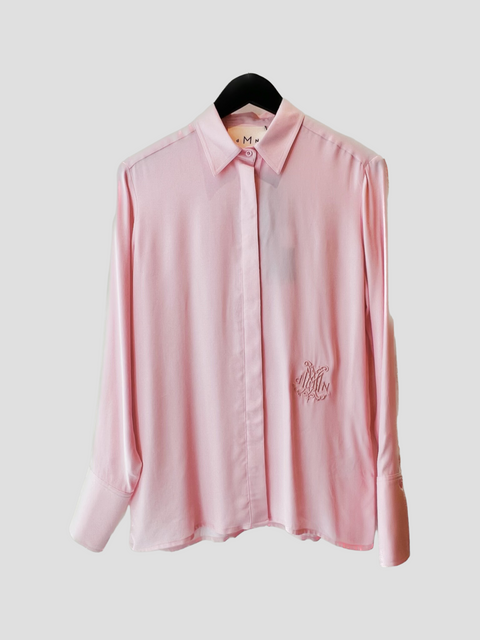 Regina Shirt in Rose,Dmn,- Fivestory New York