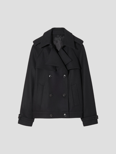 Amaury Short Coat in Black,NILI LOTAN,- Fivestory New York