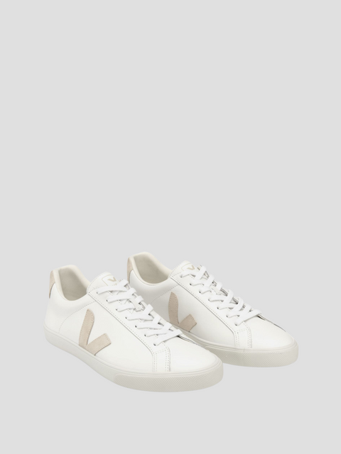 Esplar Laceup Sneaker in Extra-White Sable,Veja,- Fivestory New York