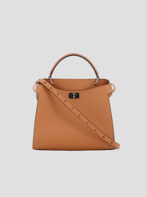 Lutece Mini Top Handle Bag in Camel,Michino,- Fivestory New York