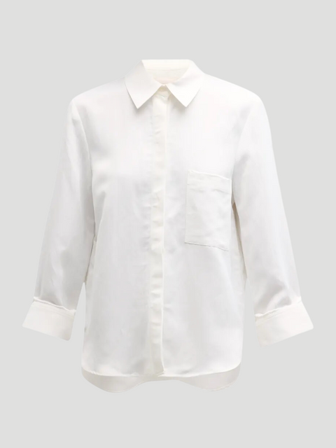 Boyfriend Shirt in White,TWP,- Fivestory New York