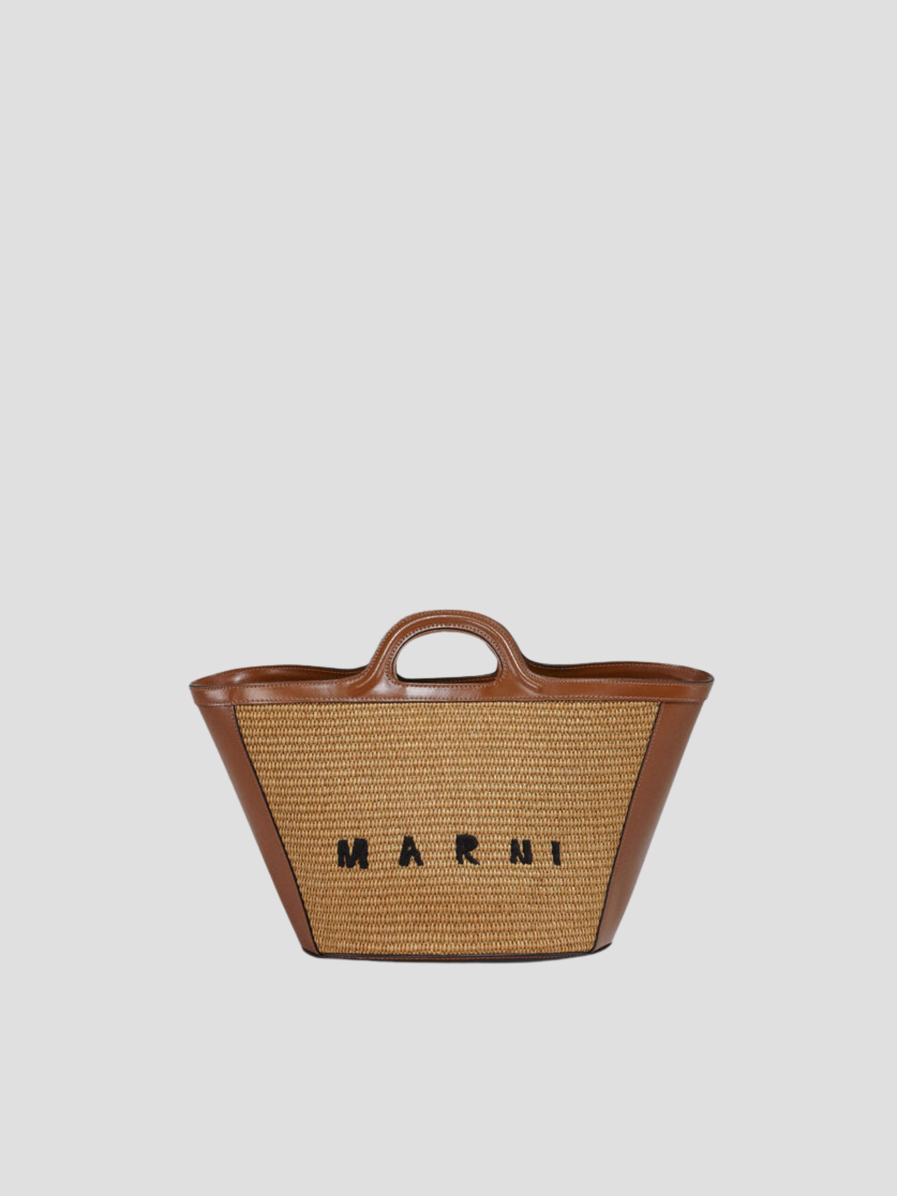 Tropicalia Small Bag in Brown,MARNI,- Fivestory New York