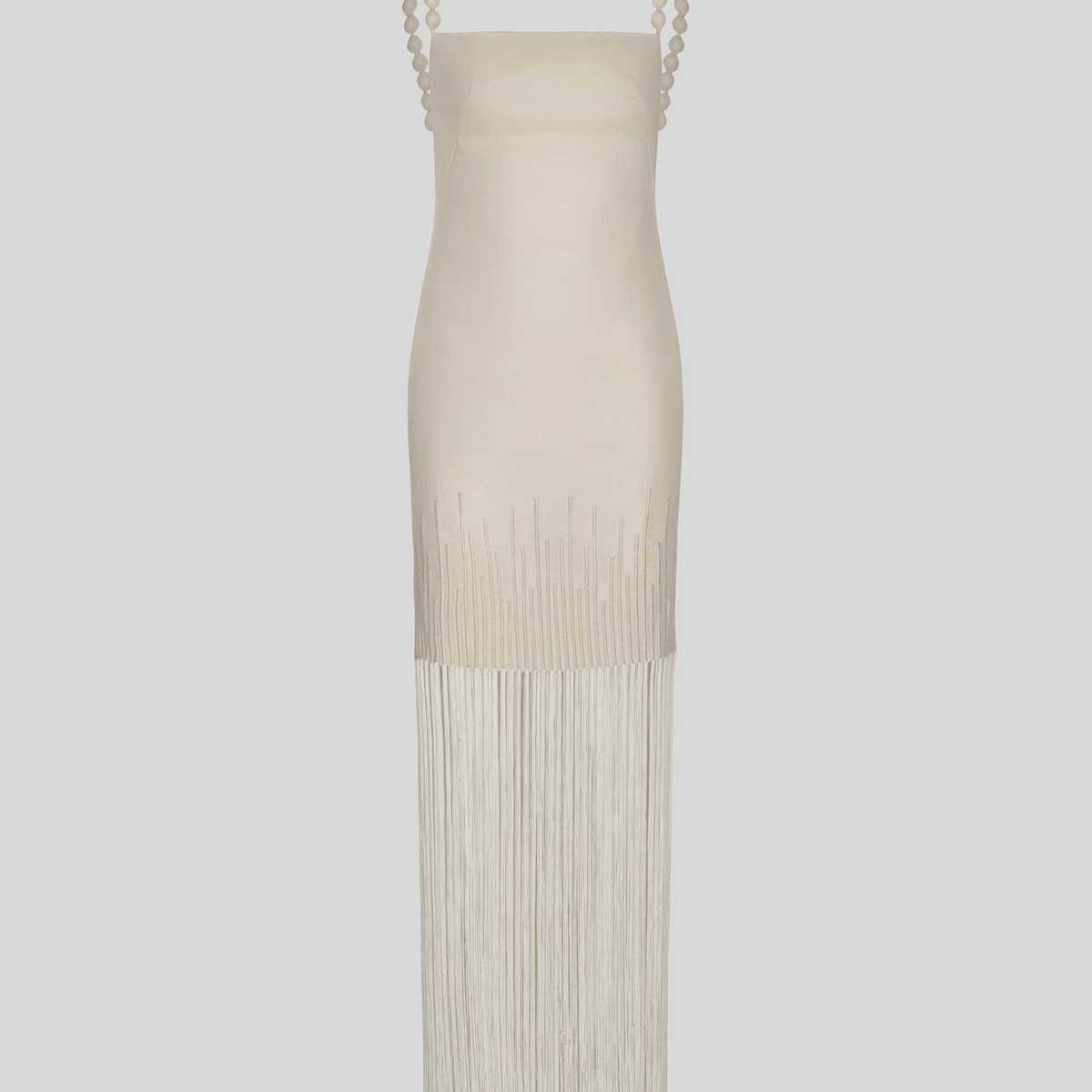 Andres Otalora | Embroidered Maxi Dress with Fringe | FIVESTORYNY.COM   Fivestory