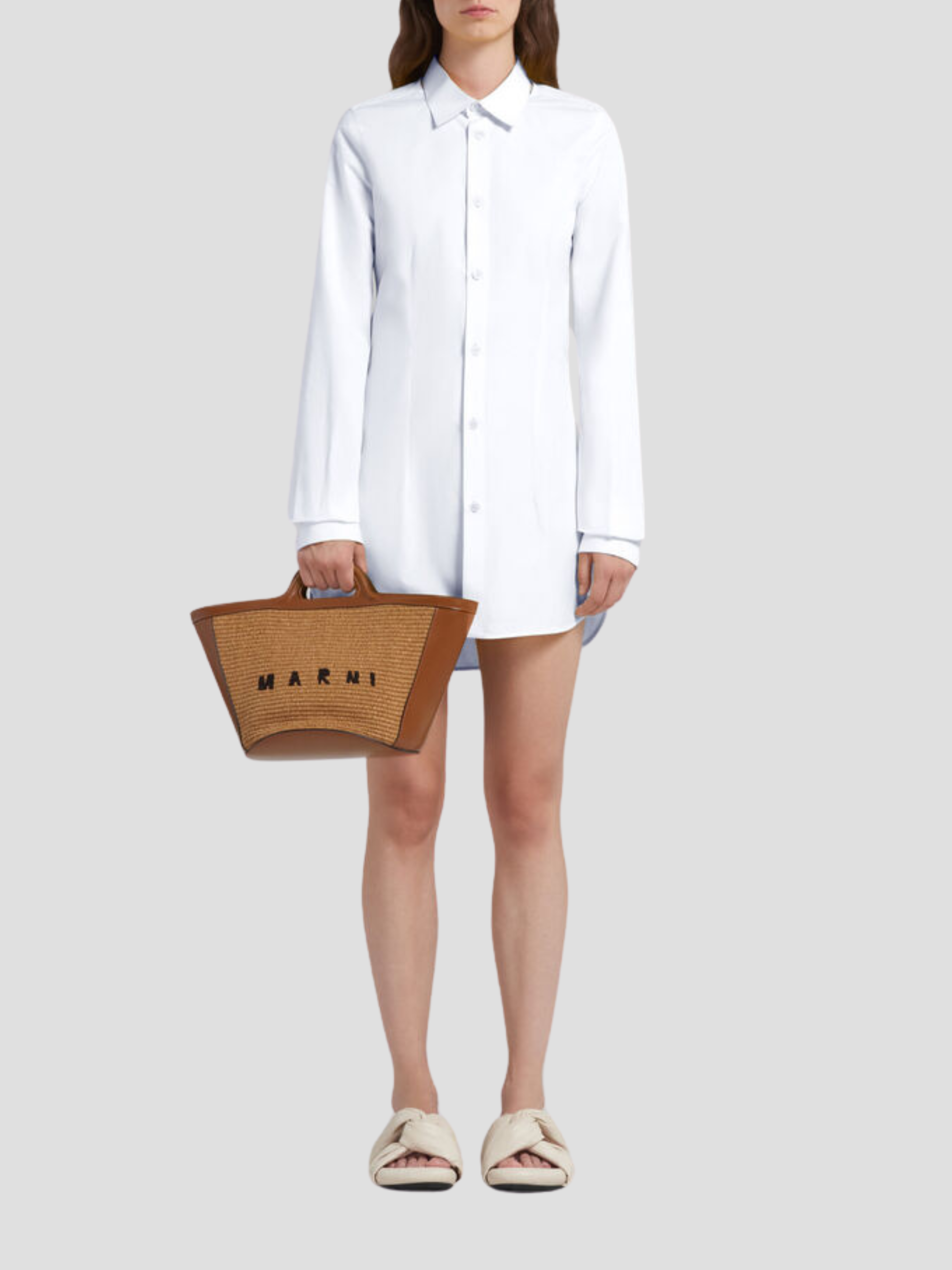 Tropicalia Small Bag in Brown,MARNI,- Fivestory New York