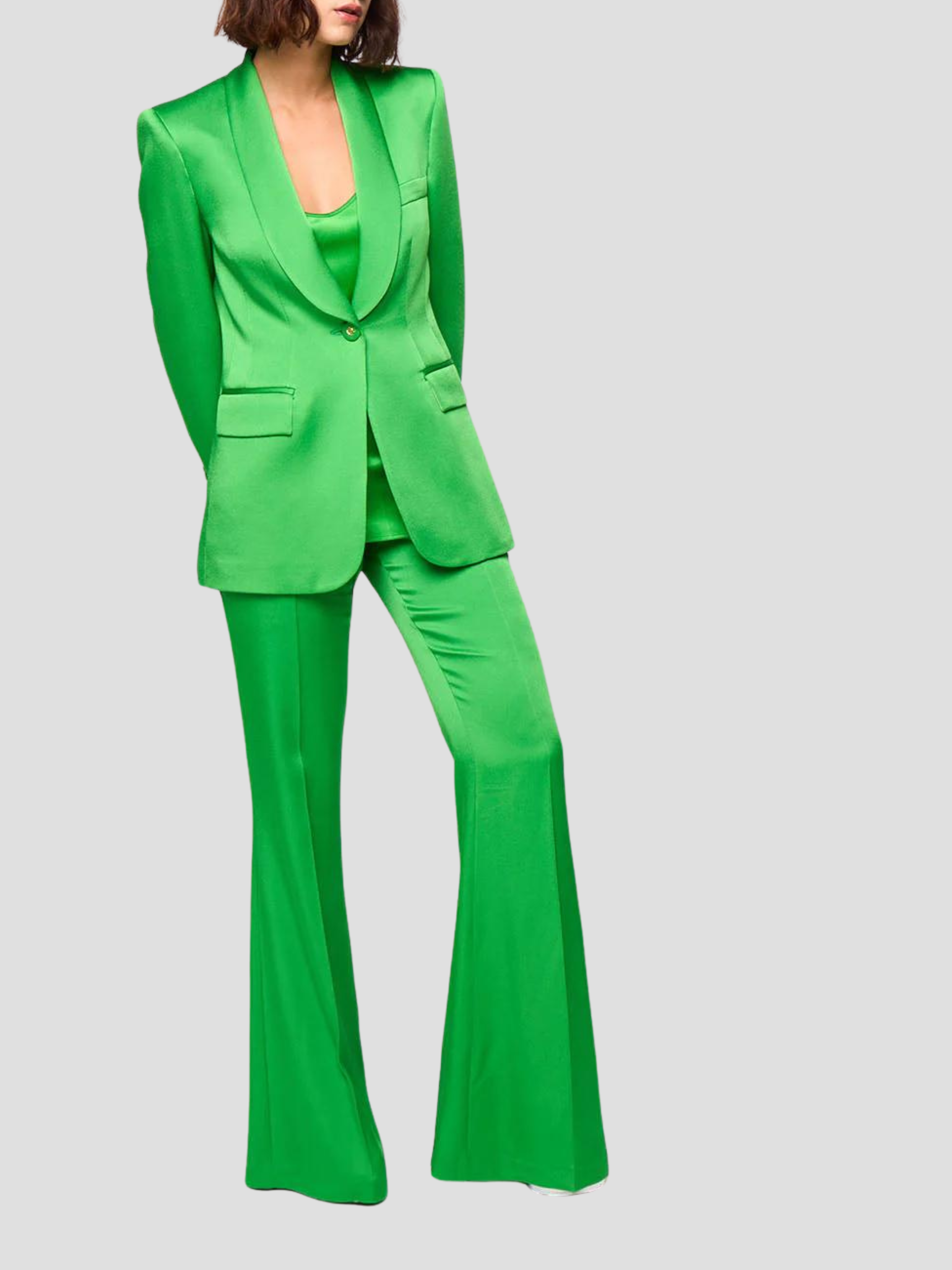Angelina Pant in Green,DMN,- Fivestory New York
