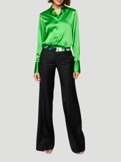 Regina Shirt in Green,DMN,- Fivestory New York