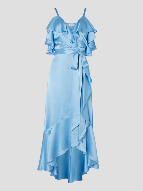 Lee Strappy Dress in Cornflower,Temperley London,- Fivestory New York