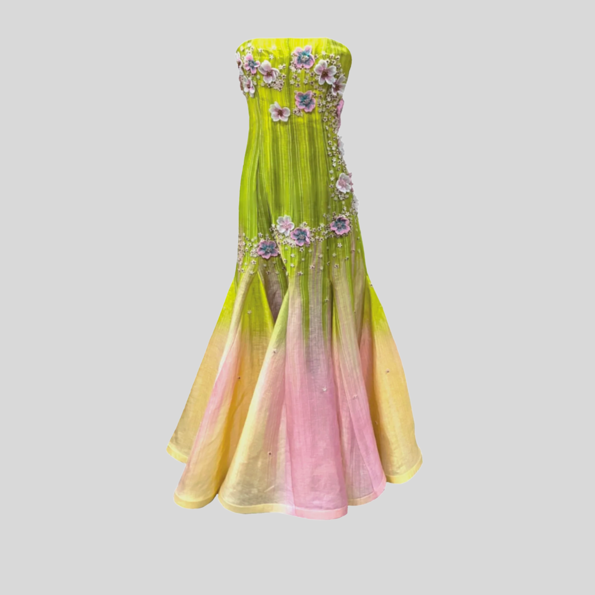la fuori beaded dress La Fuori Alysium Symphony Embellished Puff Sleeve Mini Dress