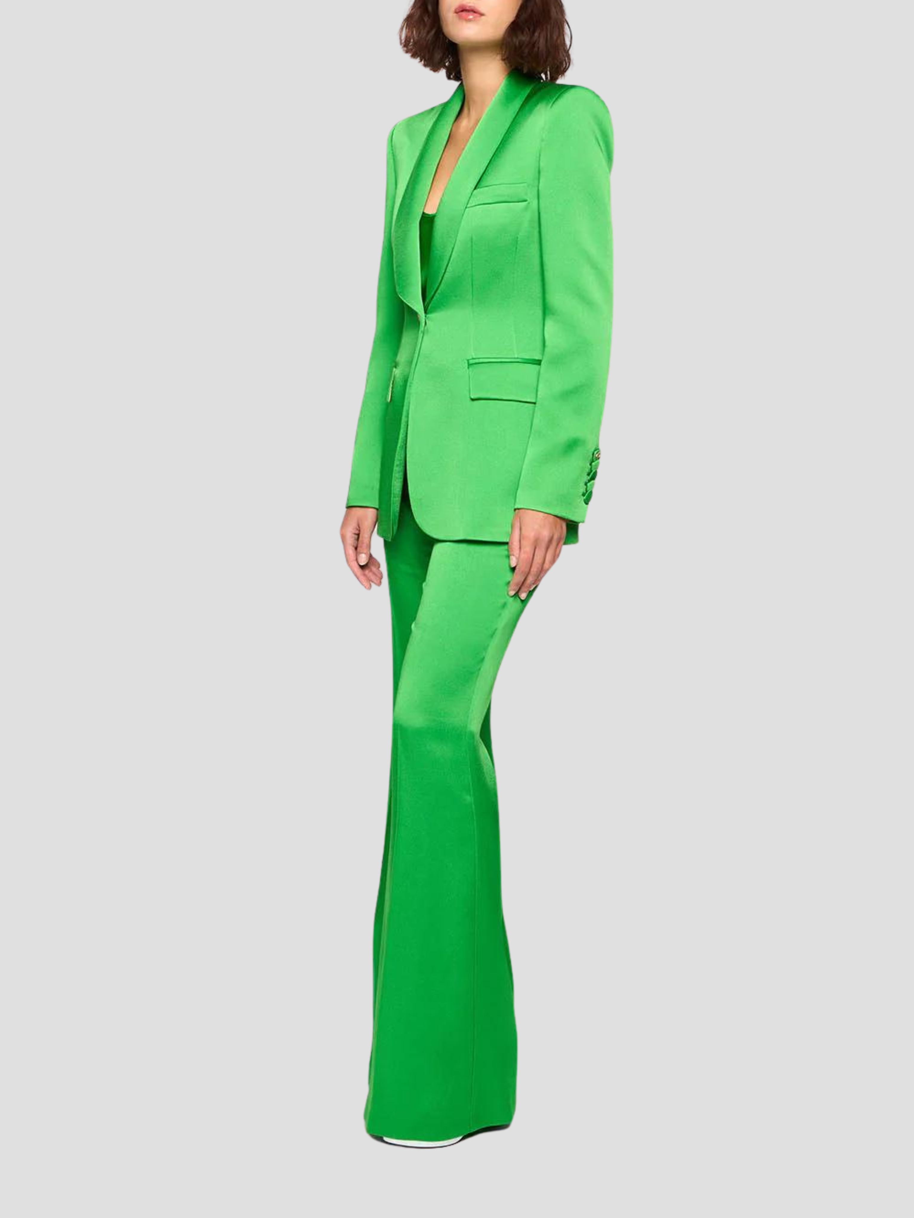 Angelina Pant in Green,DMN,- Fivestory New York