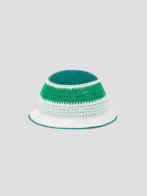 Casablanca Stripe Crochet Hat,CASABLANCA,- Fivestory New York