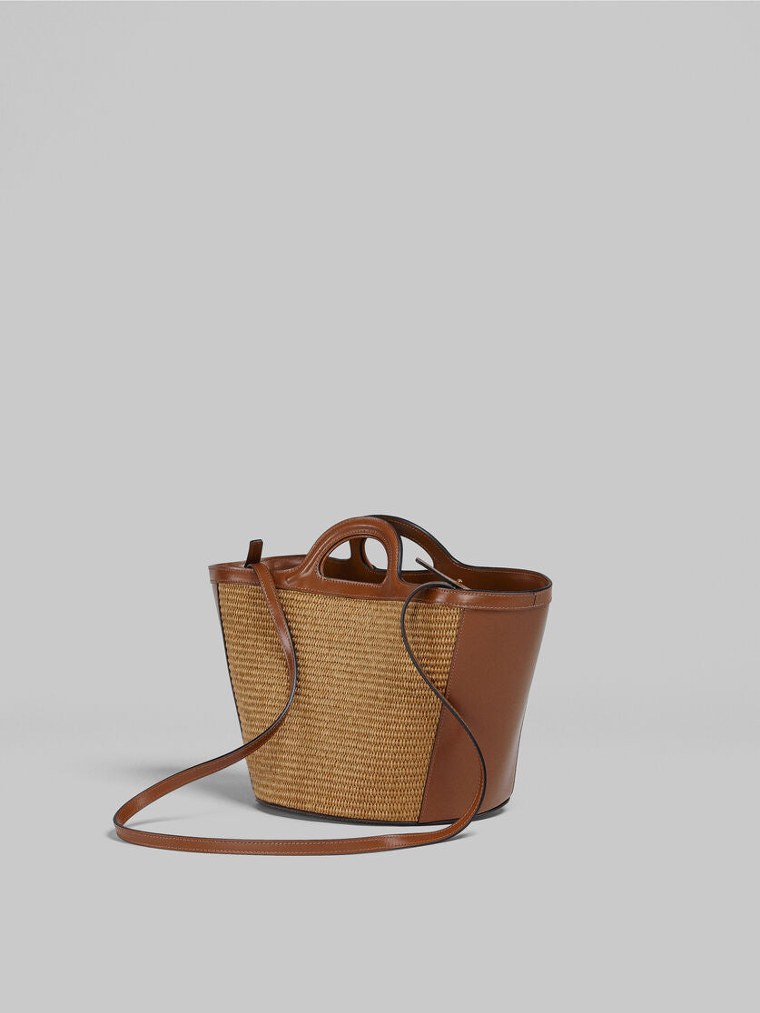 Tropicalia Small Bag in Brown,MARNI,- Fivestory New York