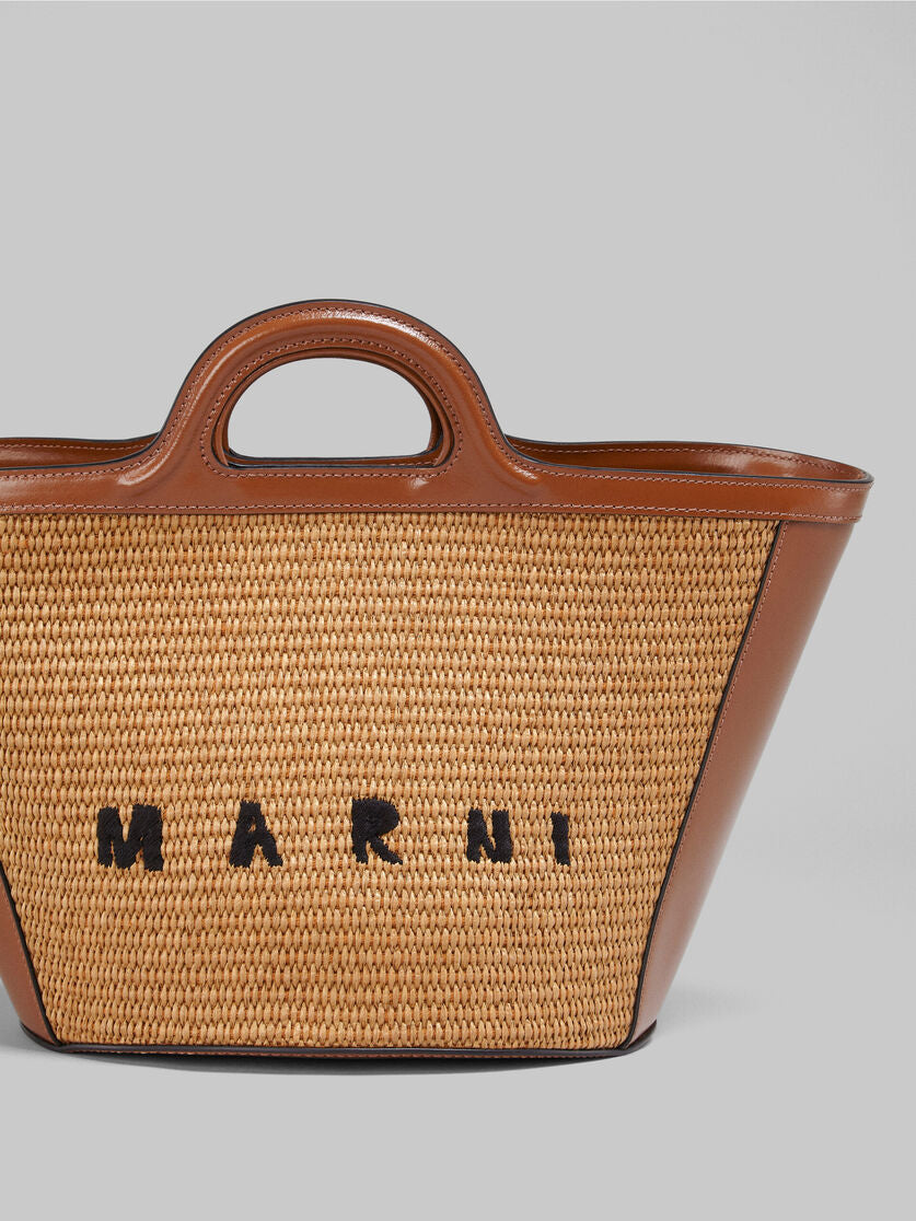 Tropicalia Small Bag in Brown,MARNI,- Fivestory New York