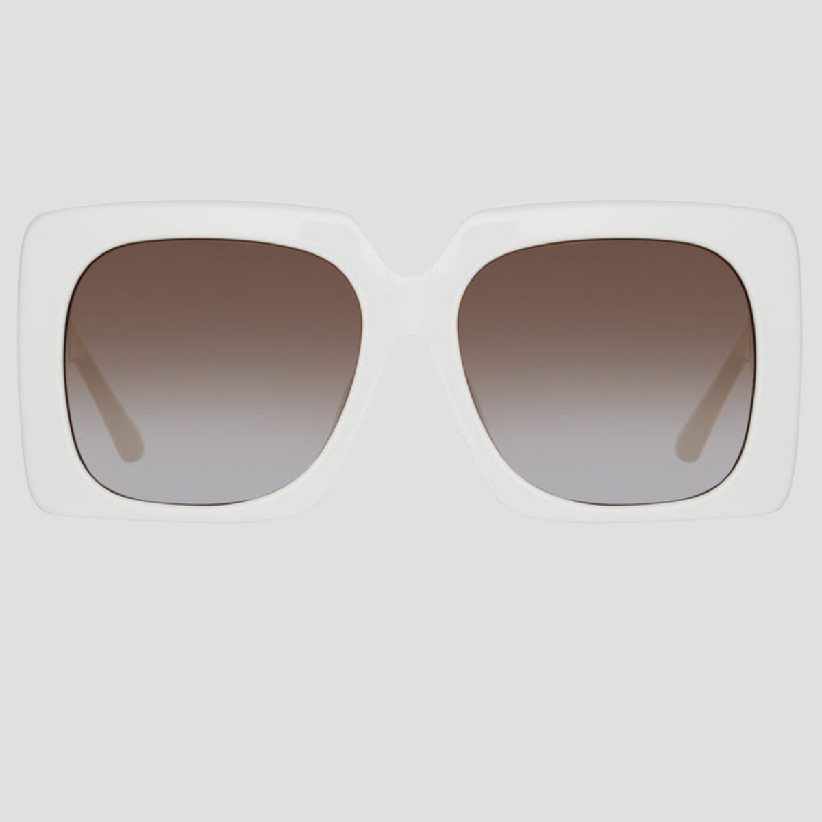 Sierra White Rectangular Sunglasses – Fivestory display picture 2