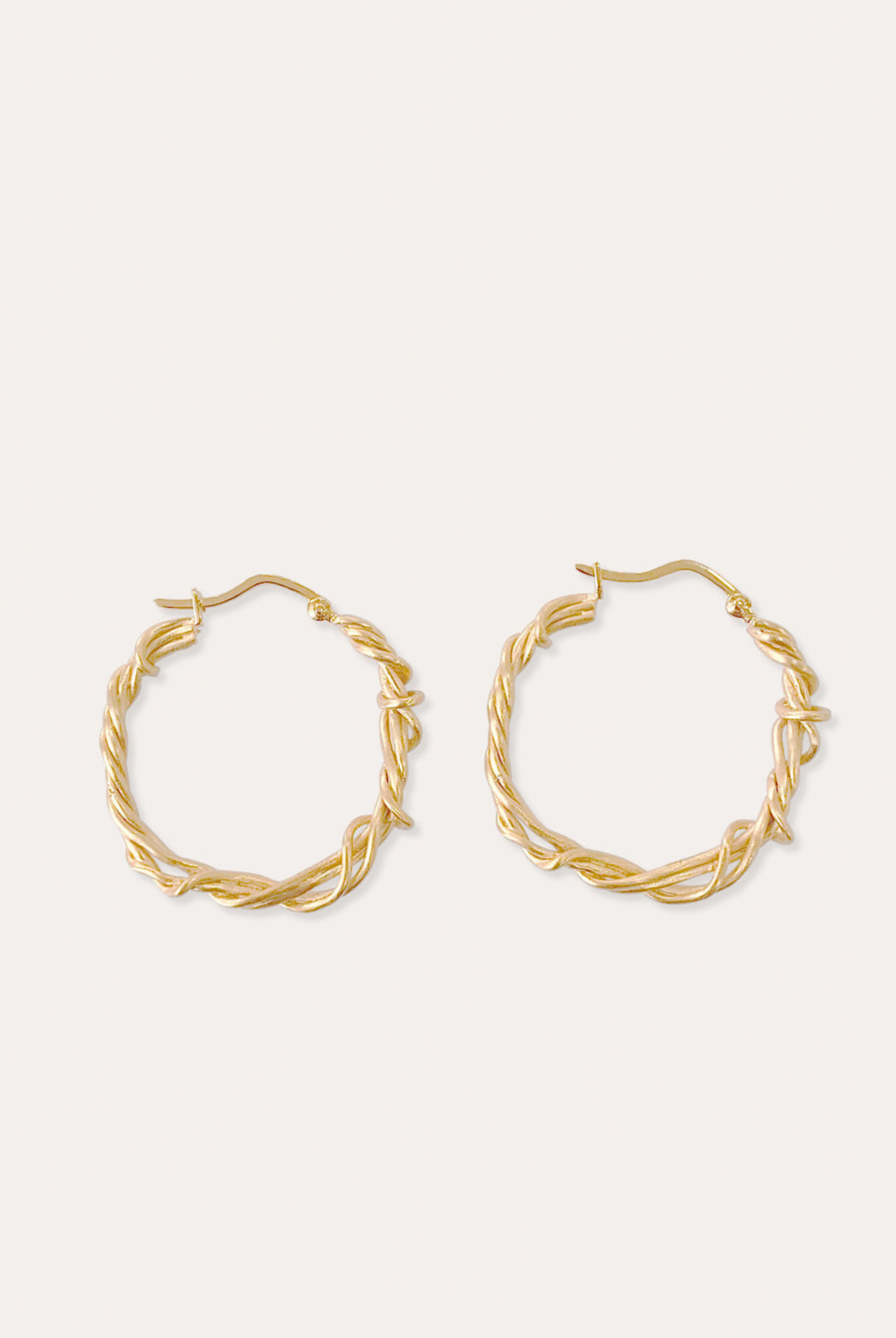 The Chance Encounter Gold Vermeil Wire Earrings,Completedworks,- Fivestory New York
