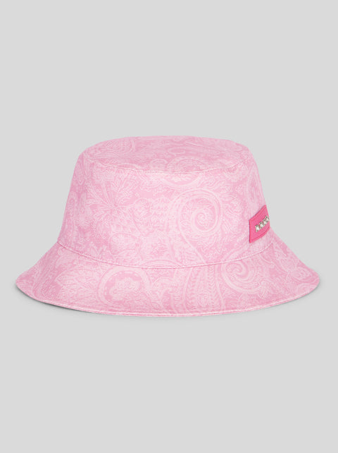 Bucket Hat in Pink,Etro,- Fivestory New York