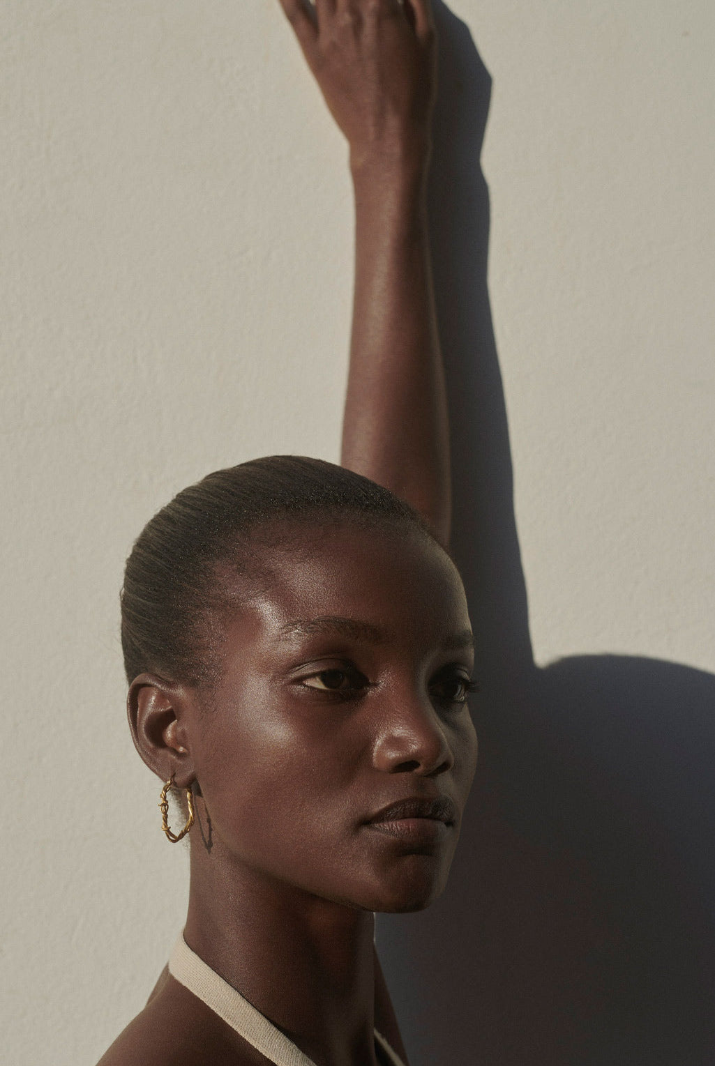 The Chance Encounter Gold Vermeil Wire Earrings,Completedworks,- Fivestory New York