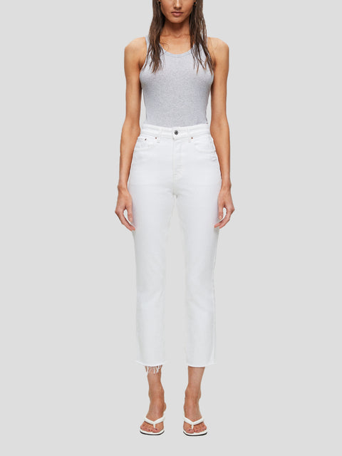 Karolina White High Rise Jeans,Grlfrnd,- Fivestory New York