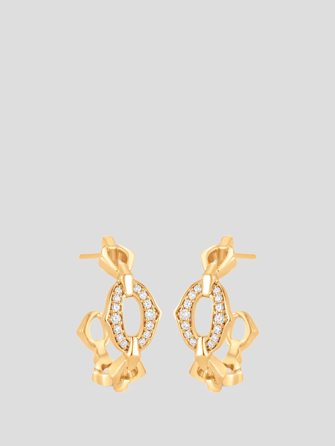 18k Yellow Gold Lucia Diamond Earrings,Sara Weinstock,- Fivestory New York