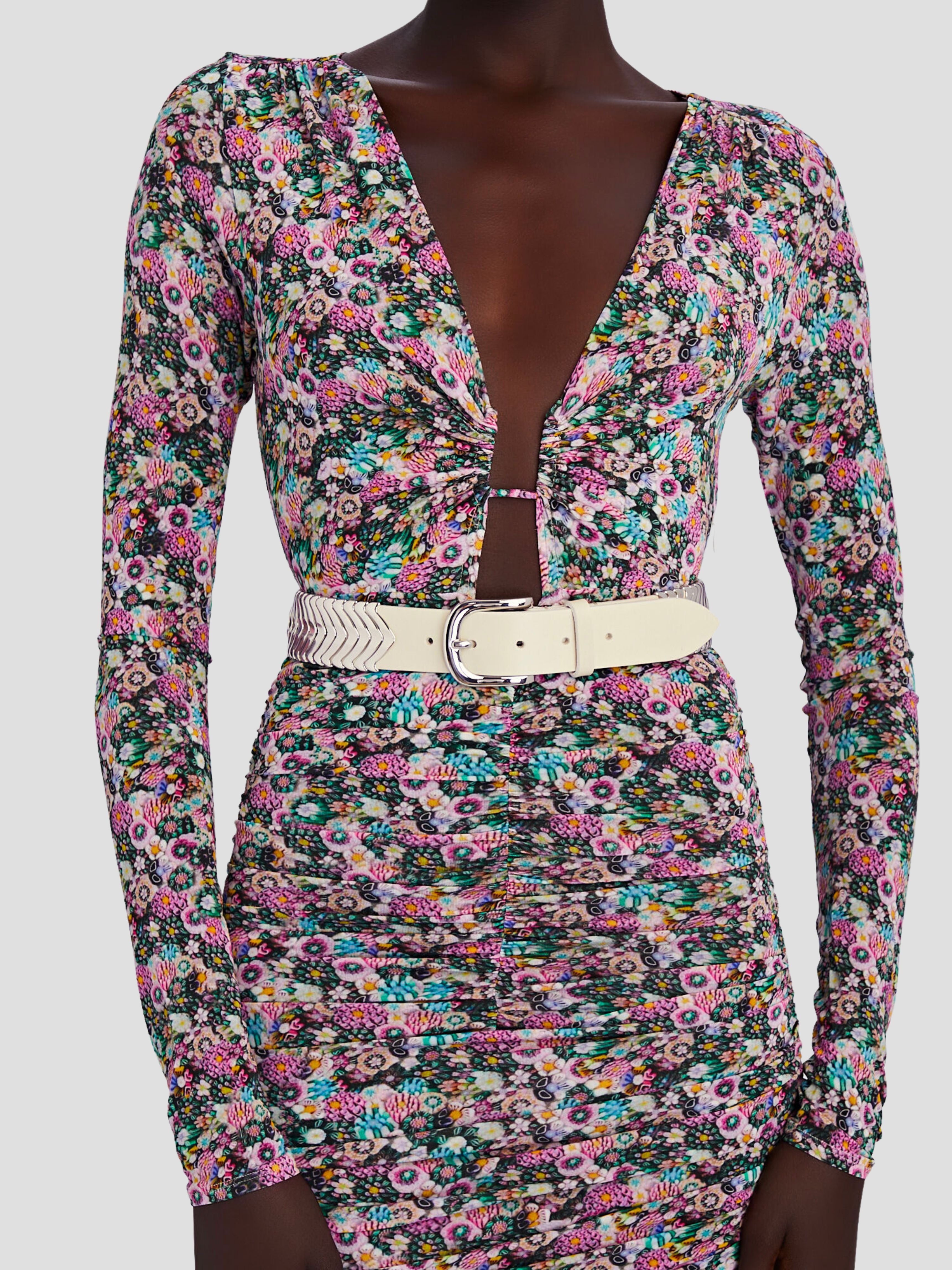 Tehora White Leather Belt,Isabel Marant,- Fivestory New York