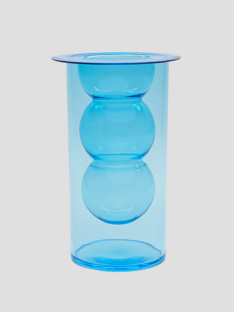 Light Blue Tube Modular Vase Set,Hue 42,- Fivestory New York