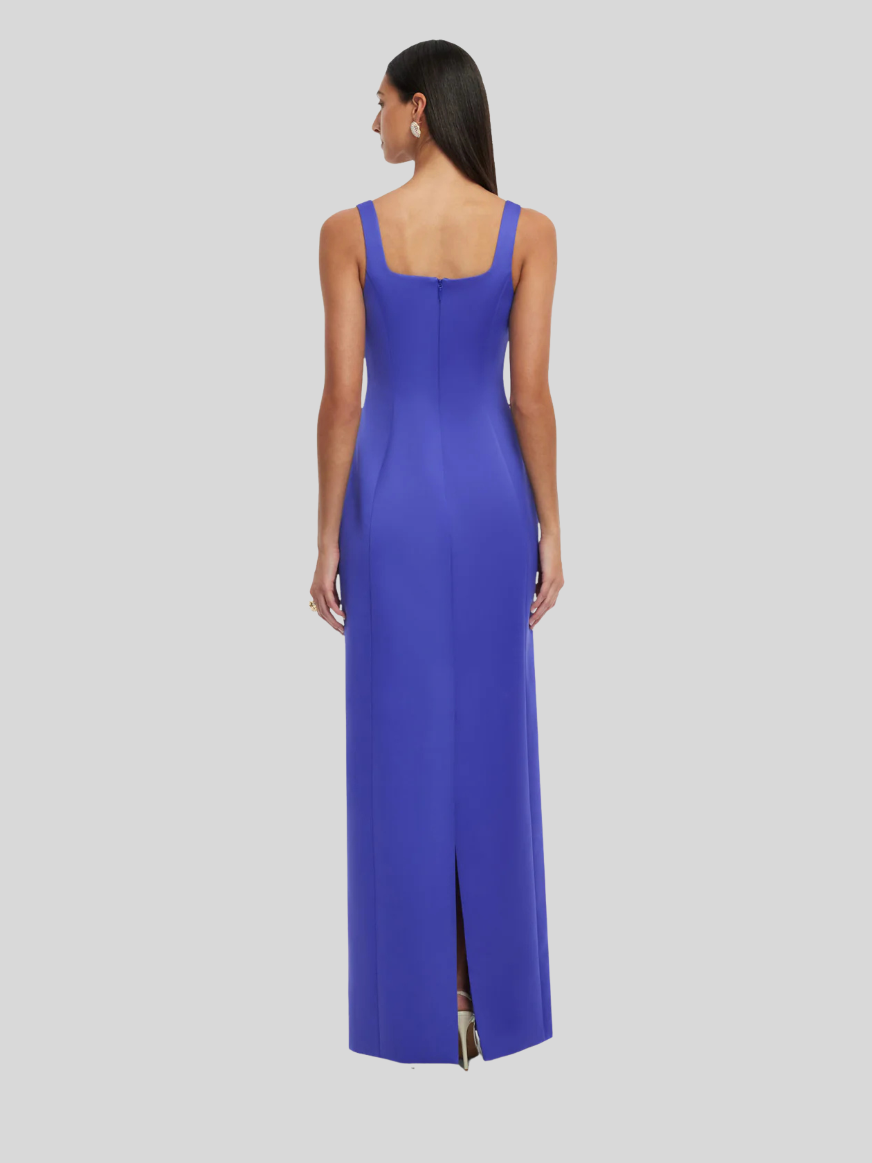 lapis purple dresses ZAPAKA Women Sparkly Lilac A-Line Corset Prom Dress With Side Slit Evening Dresses With Rhinestones, Lilac / UK12