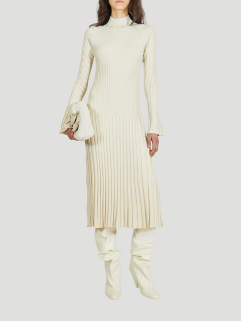 Rib Knit Turtleneck Midi Dress,PROENZA SCHOULER,- Fivestory New York