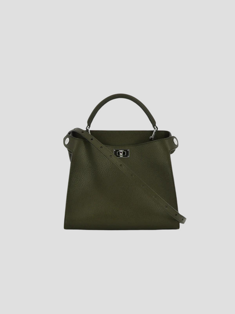 Lutece Mini Top Handle Bag in Khaki,Michino,- Fivestory New York