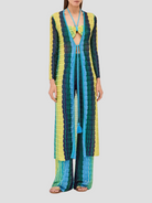 Blue Multi Retti Robe,Alexis,- Fivestory New York