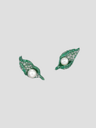 Citrus Dew Drop Petal Studs,Anabela Chan,- Fivestory New York