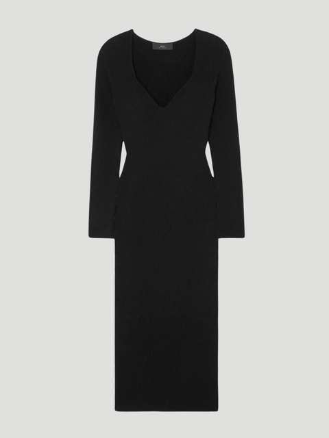 Aubree Sweetheart Neckline Dress in Black,Arch4,- Fivestory New York