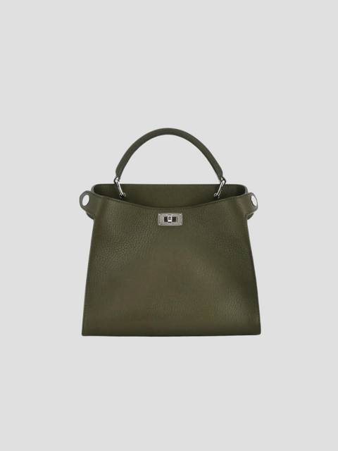 Lutece Mini Top Handle Bag in Khaki,Michino,- Fivestory New York