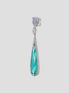 White Gold Paraiba Shard Earrings,Anabela Chan,- Fivestory New York