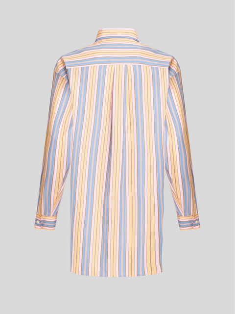 Blush Stripe Long Shirt,ETRO,- Fivestory New York