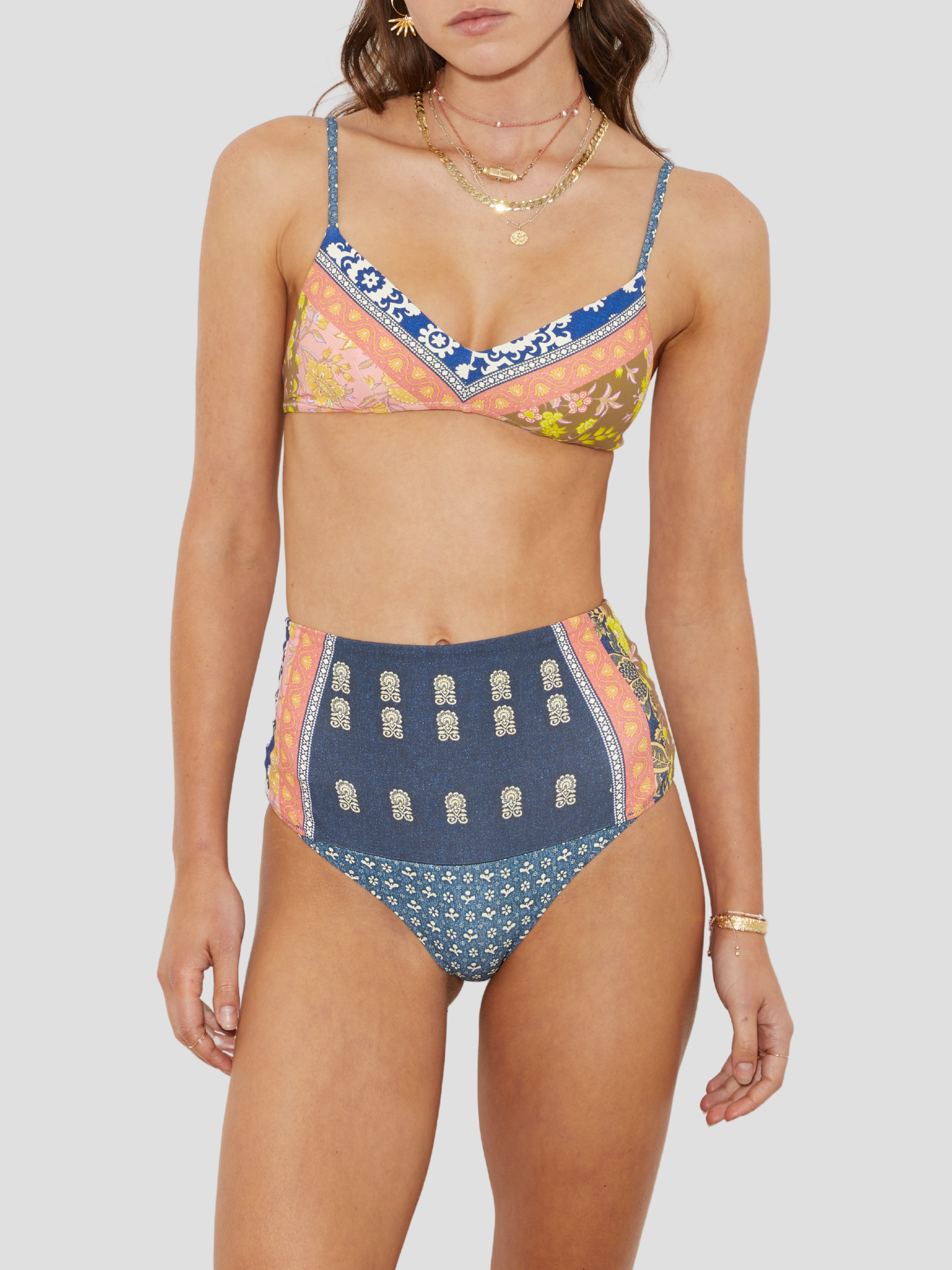 Florimonde Estel High Waist Bikini Pant,BOTEH,- Fivestory New York