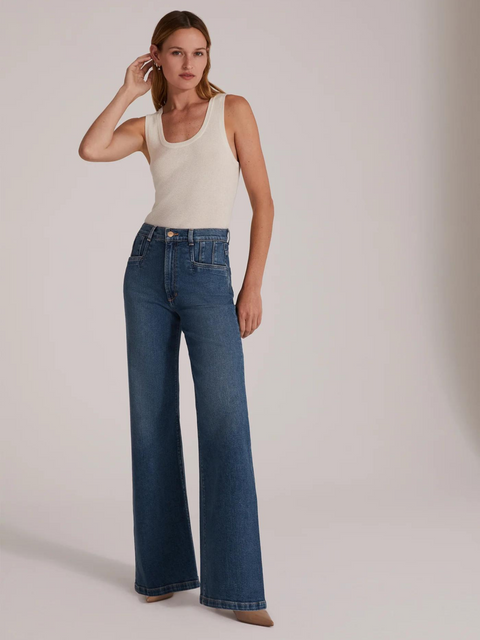 The Jordie Super High Rise Wide Leg Jeans,Favorite Daughter,- Fivestory New York