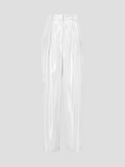 Luisa Silver See-Through Pant,Staud,- Fivestory New York