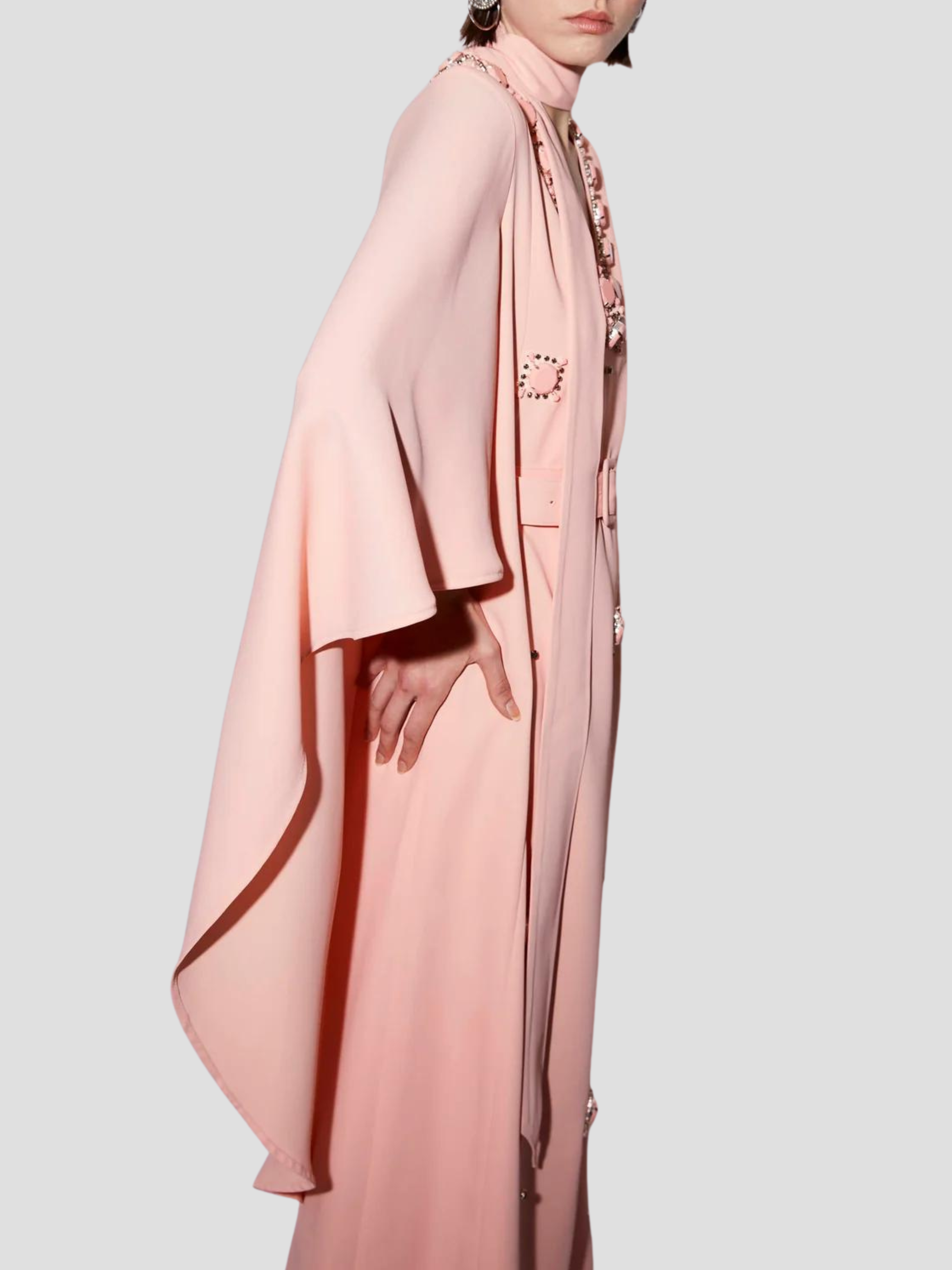 Salina Tie-Neck Kaftan,HUISHAN ZHANG,- Fivestory New York