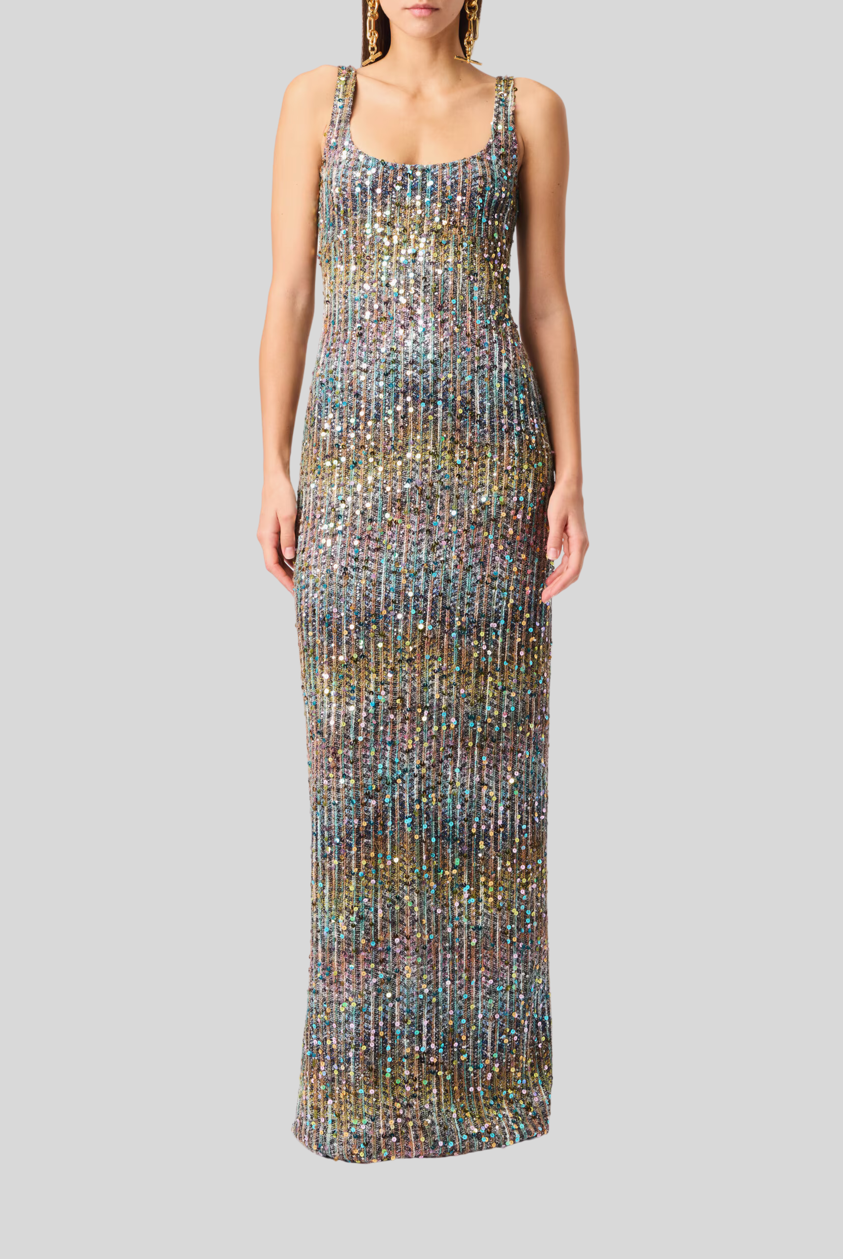 Badgley Mischka | 3D Floral Print Racerback Dress in Yellow | FIVESTORYNY.COM Fivestory Badgley Mischka | 3D Floral Print Racerback Dress in Yellow | FIVESTORYNY.COM Fivestory