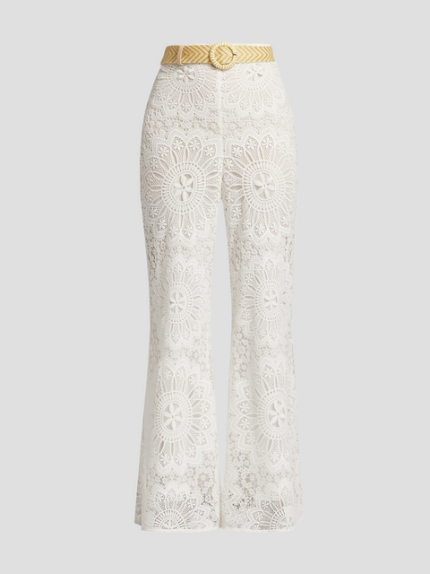 Chintz Dolly Lace Pant in Ivory,Zimmermann,- Fivestory New York