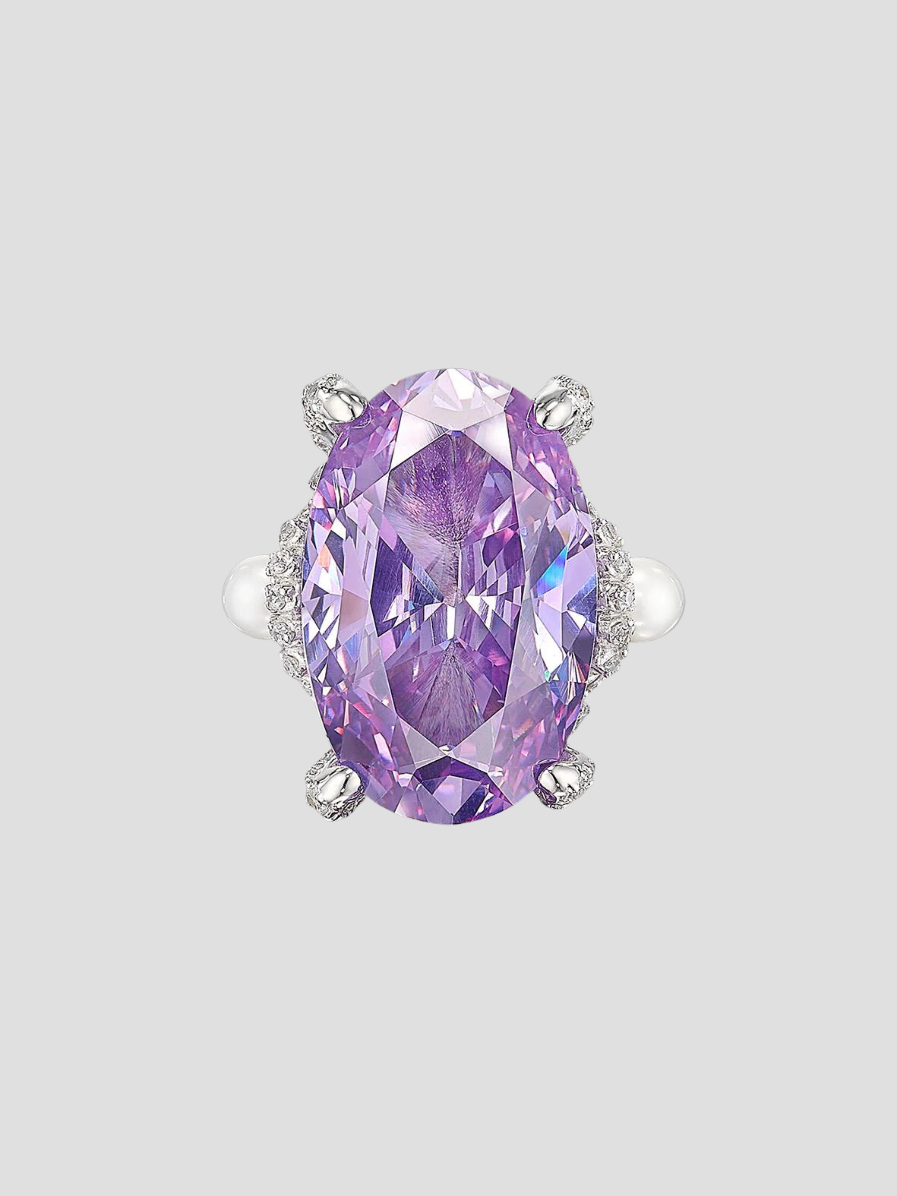 Lilac Mermaid Ring,Anabela Chan,- Fivestory New York