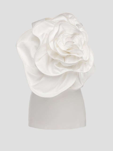 White Ditte Flower Tank Top,Huishan Zhang,- Fivestory New York