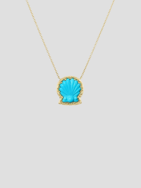 Taras Shell in Turquoise