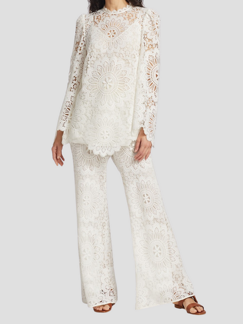 Chintz Dolly Lace Top in Ivory,Zimmermann,- Fivestory New York