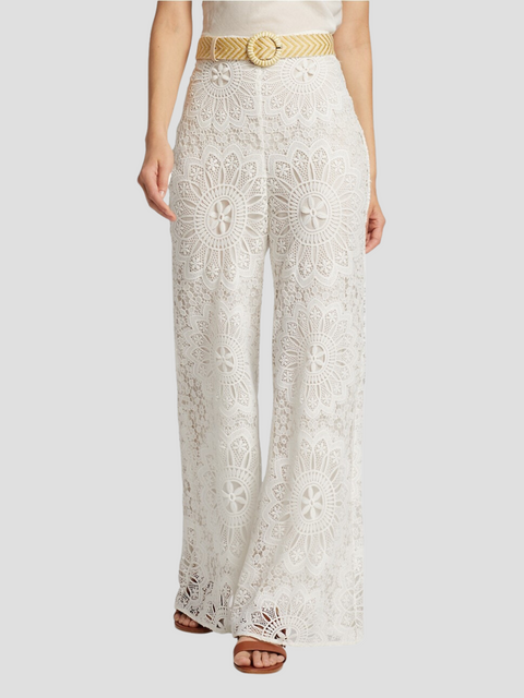 Chintz Dolly Lace Pant in Ivory,Zimmermann,- Fivestory New York